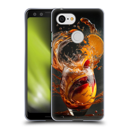 Spacescapes Cocktails Modern Twist, Hurricane Soft Gel Case for Google Pixel 3