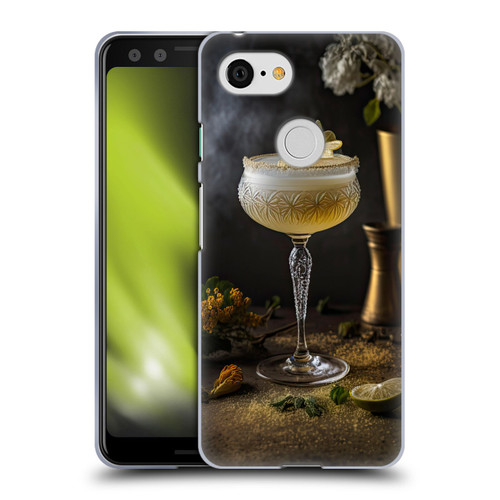 Spacescapes Cocktails Summertime, Margarita Soft Gel Case for Google Pixel 3