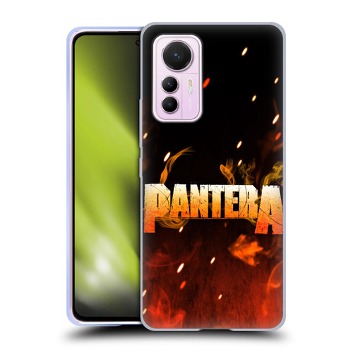 Pantera Art Fire Soft Gel Case for Xiaomi 12 Lite