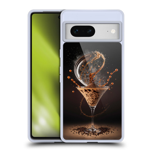 Spacescapes Cocktails Contemporary, Espresso Martini Soft Gel Case for Google Pixel 7