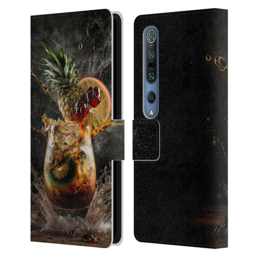Spacescapes Cocktails Exploding Mai Tai Leather Book Wallet Case Cover For Xiaomi Mi 10 5G / Mi 10 Pro 5G