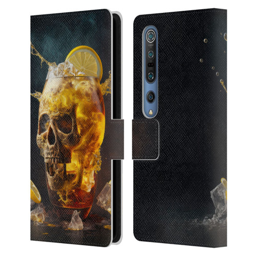 Spacescapes Cocktails Long Island Ice Tea Leather Book Wallet Case Cover For Xiaomi Mi 10 5G / Mi 10 Pro 5G