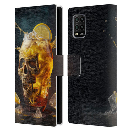 Spacescapes Cocktails Long Island Ice Tea Leather Book Wallet Case Cover For Xiaomi Mi 10 Lite 5G