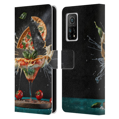 Spacescapes Cocktails Margarita Martini Blast Leather Book Wallet Case Cover For Xiaomi Mi 10T 5G