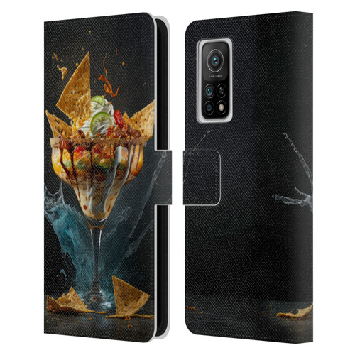Spacescapes Cocktails Nacho Martini Leather Book Wallet Case Cover For Xiaomi Mi 10T 5G