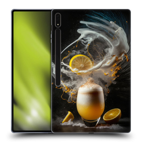 Spacescapes Cocktails Explosive Elixir, Whisky Sour Soft Gel Case for Samsung Galaxy Tab S8 Ultra