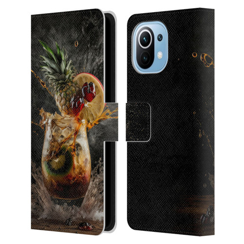Spacescapes Cocktails Exploding Mai Tai Leather Book Wallet Case Cover For Xiaomi Mi 11