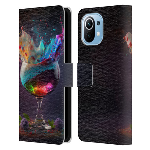 Spacescapes Cocktails Universal Magic Leather Book Wallet Case Cover For Xiaomi Mi 11