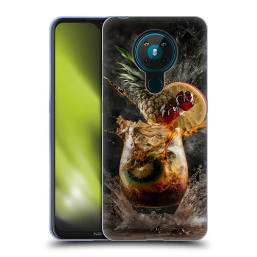 Spacescapes Cocktails Exploding Mai Tai Soft Gel Case for Nokia 5.3