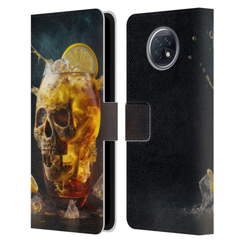 Spacescapes Cocktails Long Island Ice Tea Leather Book Wallet Case Cover For Xiaomi Redmi Note 9T 5G