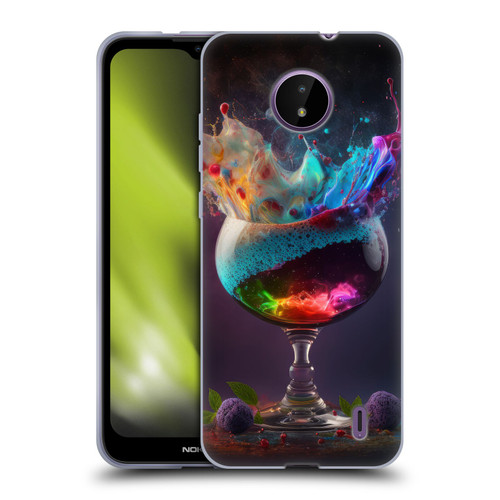 Spacescapes Cocktails Universal Magic Soft Gel Case for Nokia C10 / C20