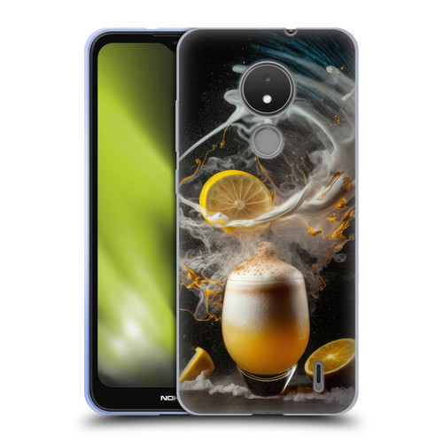 Spacescapes Cocktails Explosive Elixir, Whisky Sour Soft Gel Case for Nokia C21