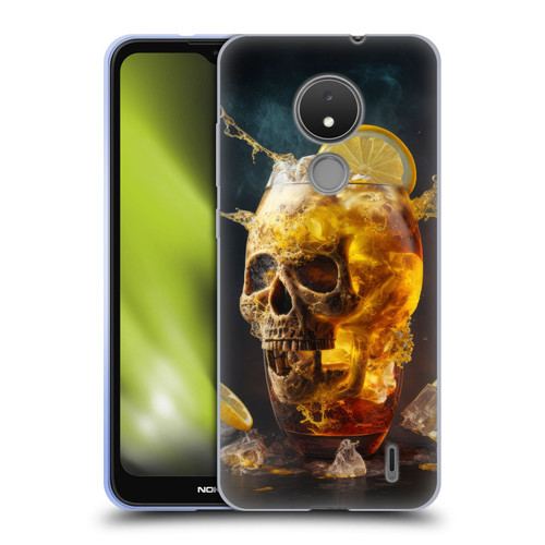Spacescapes Cocktails Long Island Ice Tea Soft Gel Case for Nokia C21
