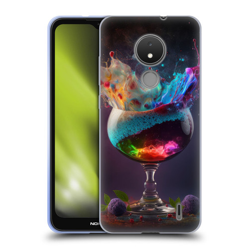 Spacescapes Cocktails Universal Magic Soft Gel Case for Nokia C21