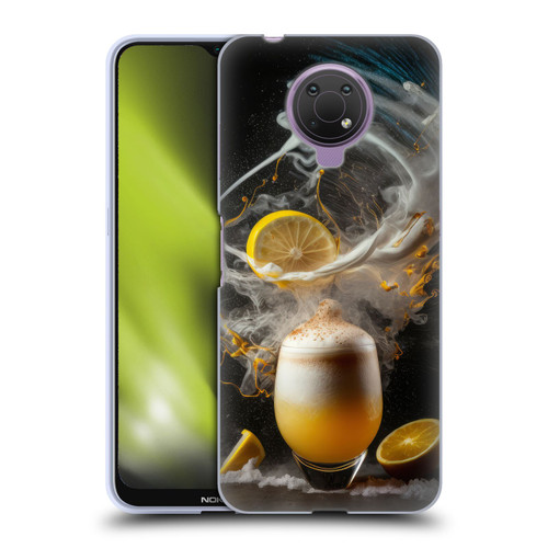 Spacescapes Cocktails Explosive Elixir, Whisky Sour Soft Gel Case for Nokia G10