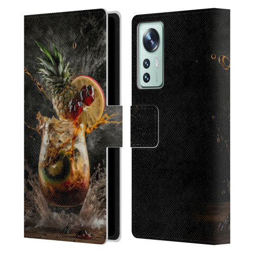 Spacescapes Cocktails Exploding Mai Tai Leather Book Wallet Case Cover For Xiaomi 12