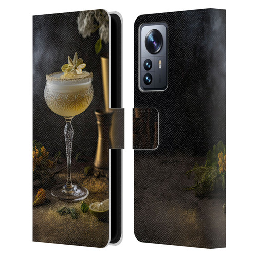 Spacescapes Cocktails Summertime, Margarita Leather Book Wallet Case Cover For Xiaomi 12 Pro