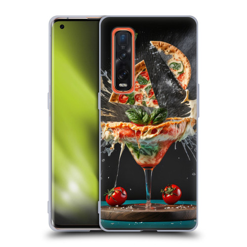 Spacescapes Cocktails Margarita Martini Blast Soft Gel Case for OPPO Find X2 Pro 5G