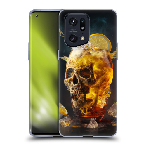 Spacescapes Cocktails Long Island Ice Tea Soft Gel Case for OPPO Find X5 Pro