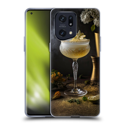 Spacescapes Cocktails Summertime, Margarita Soft Gel Case for OPPO Find X5 Pro