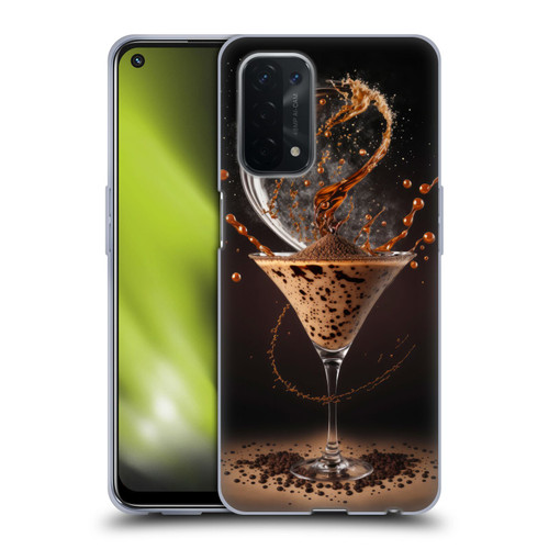 Spacescapes Cocktails Contemporary, Espresso Martini Soft Gel Case for OPPO A54 5G