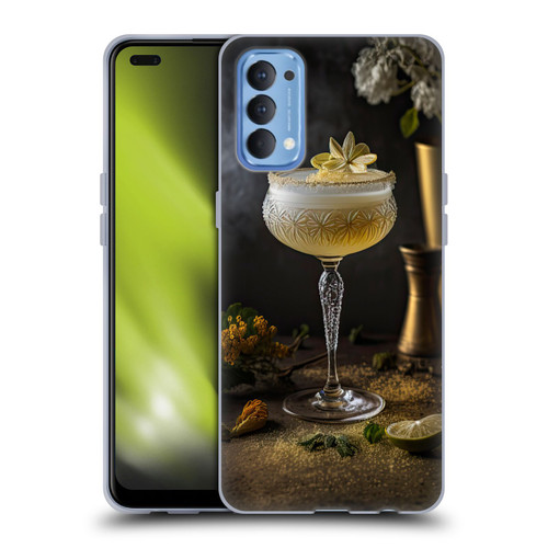 Spacescapes Cocktails Summertime, Margarita Soft Gel Case for OPPO Reno 4 5G