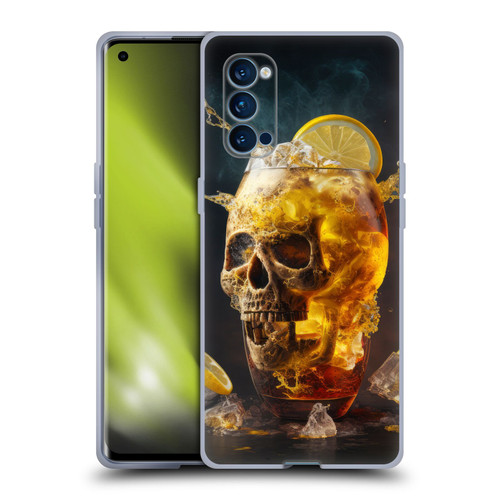Spacescapes Cocktails Long Island Ice Tea Soft Gel Case for OPPO Reno 4 Pro 5G