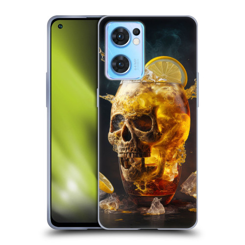 Spacescapes Cocktails Long Island Ice Tea Soft Gel Case for OPPO Reno7 5G / Find X5 Lite