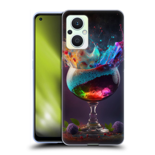Spacescapes Cocktails Universal Magic Soft Gel Case for OPPO Reno8 Lite