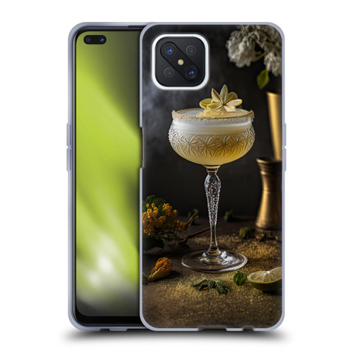 Spacescapes Cocktails Summertime, Margarita Soft Gel Case for OPPO Reno4 Z 5G
