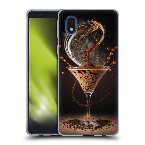 Spacescapes Cocktails Contemporary, Espresso Martini Soft Gel Case for Samsung Galaxy A01 Core (2020)