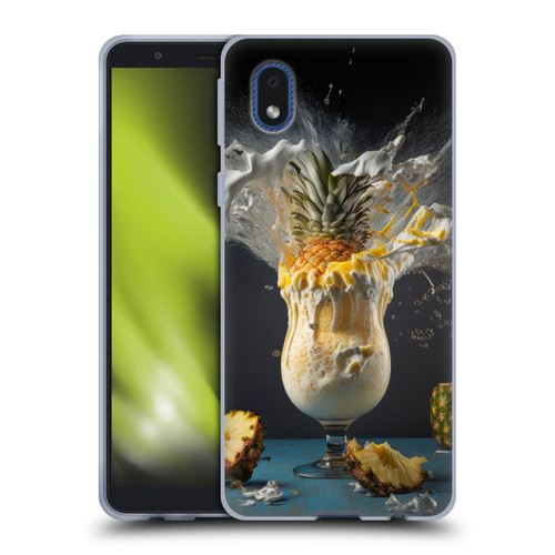 Spacescapes Cocktails Piña Colada Pop Soft Gel Case for Samsung Galaxy A01 Core (2020)