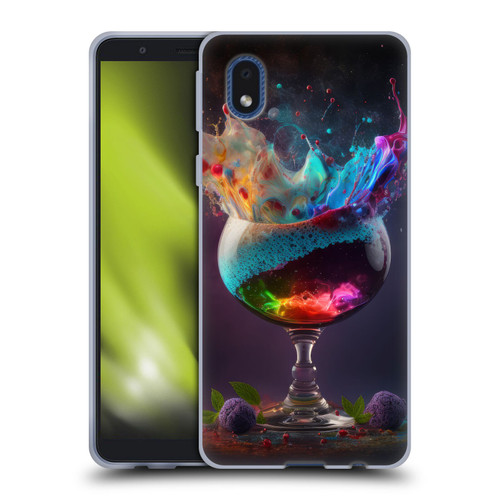 Spacescapes Cocktails Universal Magic Soft Gel Case for Samsung Galaxy A01 Core (2020)
