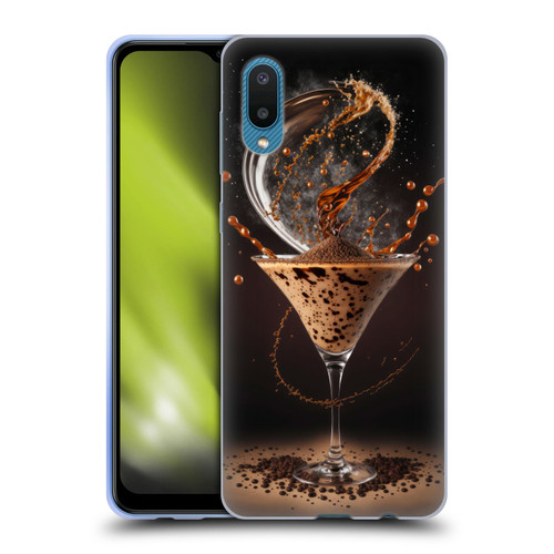 Spacescapes Cocktails Contemporary, Espresso Martini Soft Gel Case for Samsung Galaxy A02/M02 (2021)