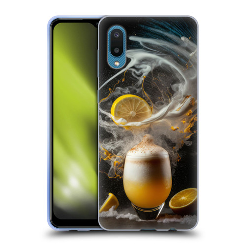Spacescapes Cocktails Explosive Elixir, Whisky Sour Soft Gel Case for Samsung Galaxy A02/M02 (2021)