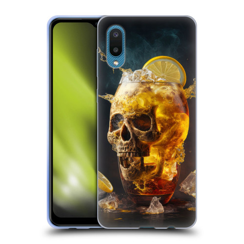 Spacescapes Cocktails Long Island Ice Tea Soft Gel Case for Samsung Galaxy A02/M02 (2021)