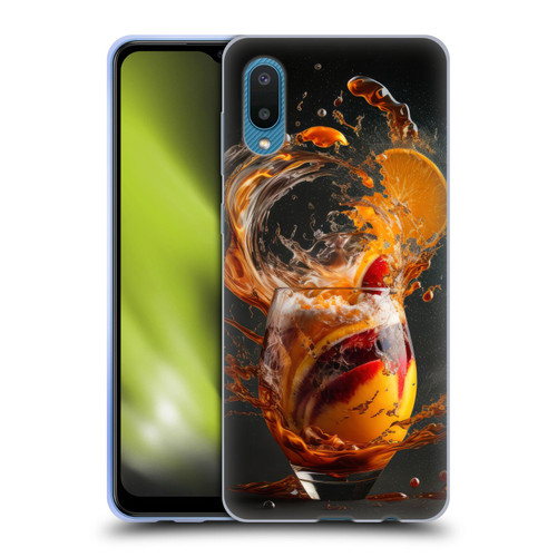 Spacescapes Cocktails Modern Twist, Hurricane Soft Gel Case for Samsung Galaxy A02/M02 (2021)