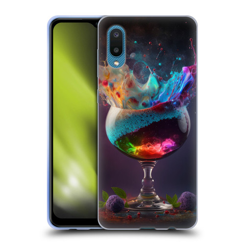 Spacescapes Cocktails Universal Magic Soft Gel Case for Samsung Galaxy A02/M02 (2021)