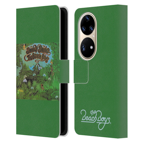 The Beach Boys Album Cover Art Smiley Smile Leather Book Wallet Case Cover For Huawei P50 Pro