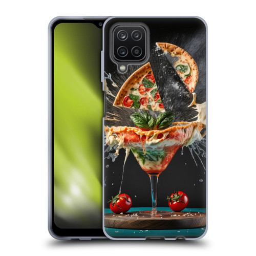Spacescapes Cocktails Margarita Martini Blast Soft Gel Case for Samsung Galaxy A12 (2020)