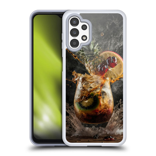 Spacescapes Cocktails Exploding Mai Tai Soft Gel Case for Samsung Galaxy A13 (2022)