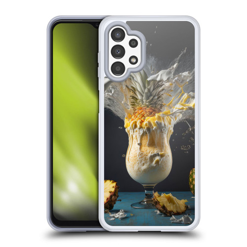 Spacescapes Cocktails Piña Colada Pop Soft Gel Case for Samsung Galaxy A13 (2022)