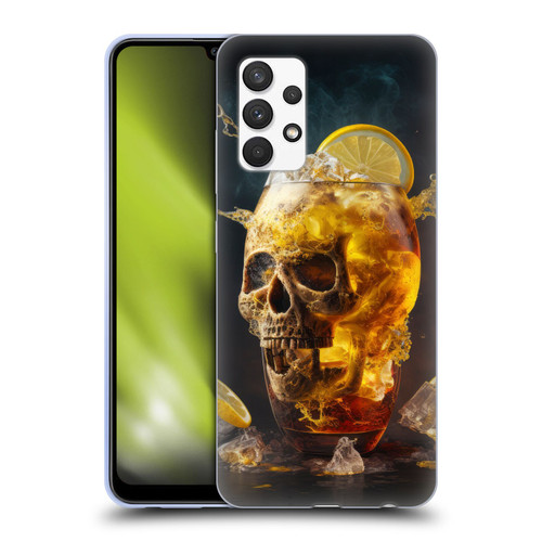 Spacescapes Cocktails Long Island Ice Tea Soft Gel Case for Samsung Galaxy A32 (2021)