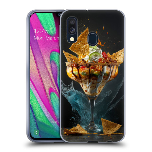 Spacescapes Cocktails Nacho Martini Soft Gel Case for Samsung Galaxy A40 (2019)