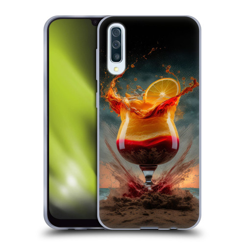 Spacescapes Cocktails Summer On The Beach Soft Gel Case for Samsung Galaxy A50/A30s (2019)