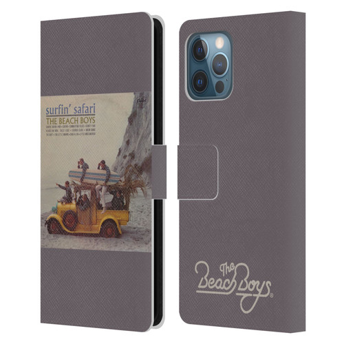 The Beach Boys Album Cover Art Surfin Safari Leather Book Wallet Case Cover For Apple iPhone 12 Pro Max