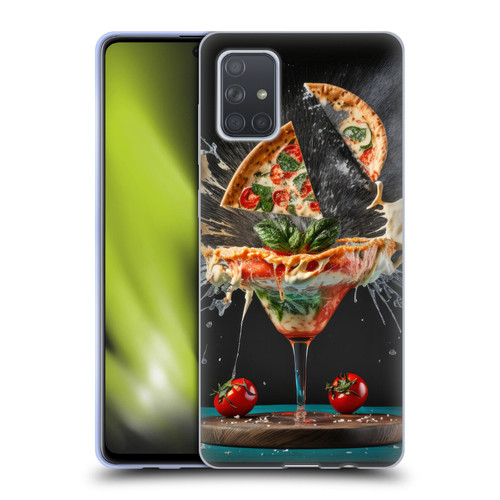 Spacescapes Cocktails Margarita Martini Blast Soft Gel Case for Samsung Galaxy A71 (2019)