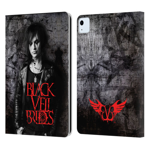 Black Veil Brides Band Members Jinxx Leather Book Wallet Case Cover For Apple iPad Air 2020 / 2022