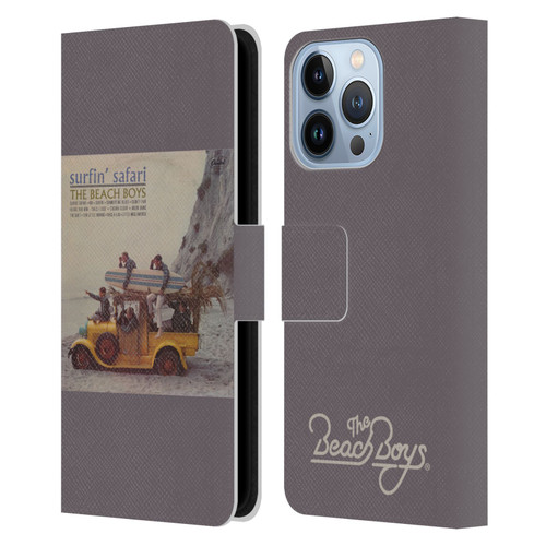 The Beach Boys Album Cover Art Surfin Safari Leather Book Wallet Case Cover For Apple iPhone 13 Pro