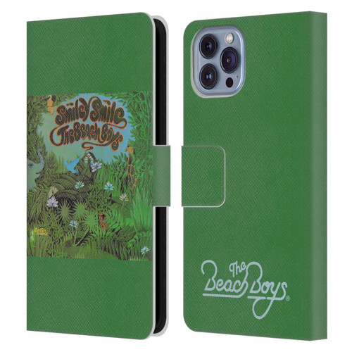 The Beach Boys Album Cover Art Smiley Smile Leather Book Wallet Case Cover For Apple iPhone 14